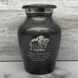 Customer Gallery - Buffalo Keepsake Urn - Gunmetal Gray