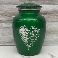 Customer Gallery - Your Wings Were Ready Sharing Urn - Shamrock Green