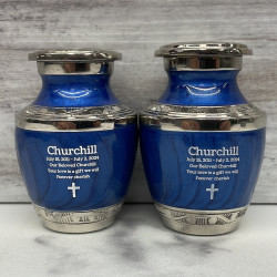 Customer Gallery - Royal Blue Keepsake Urn