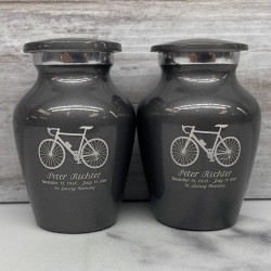Customer Gallery - Bicycle Keepsake Urn - Gunmetal Gray