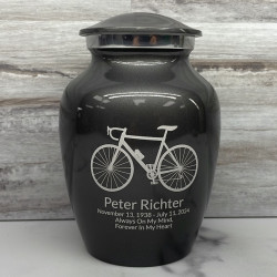 Customer Gallery - Bicycle Sharing Urn - Gunmetal Gray