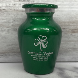 Customer Gallery - Shamrock Keepsake Urn - Shamrock Green