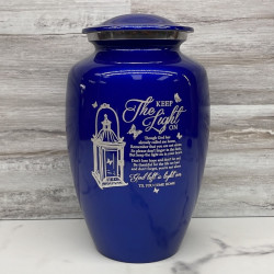 Customer Gallery - Keep the Light On Cremation Urn - Midnight Blue
