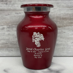 Customer Gallery - Mushroom Nature Keepsake Urn - Ruby Red