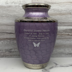 Customer Gallery - Regal Purple Cremation Urn