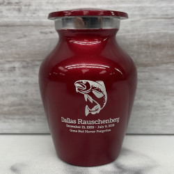Customer Gallery - Fishing Keepsake Urn - Ruby Red