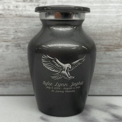 Customer Gallery - Eagle Keepsake Urn - Gunmetal Gray