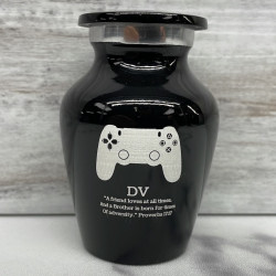Customer Gallery - Gaming Controller Keepsake Urn - Jet Black