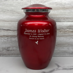 Customer Gallery - Ruby Red Large Cremation Urn
