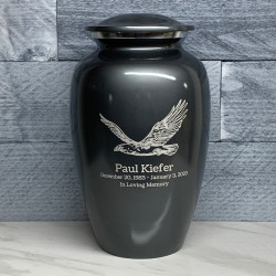 Customer Gallery - Eagle Cremation Urn - Gunmetal Gray