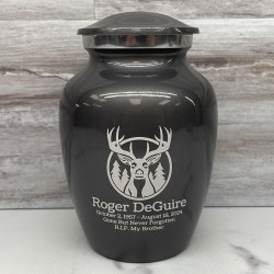 Customer Gallery - Deer Sharing Urn - Gunmetal Gray