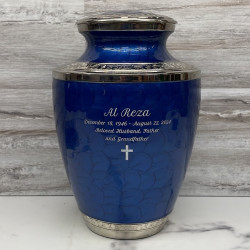Customer Gallery - Royal Blue Cremation Urn