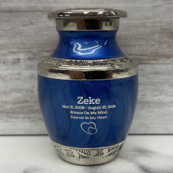 Customer Gallery - Royal Blue Keepsake Urn