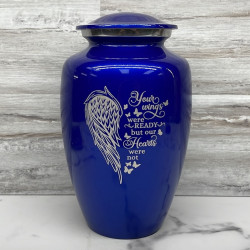 Customer Gallery - Your Wings Were Ready Cremation Urn - Midnight Blue
