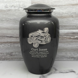 Customer Gallery - Riding Lawn Mower Cremation Urn - Gunmetal Gray