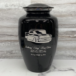 Customer Gallery - Classic Car Cremation Urn - Jet Black