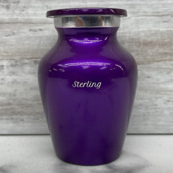 Customer Gallery - Purple Luster Keepsake Urn