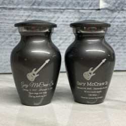 Customer Gallery - Electric Guitar Keepsake Urn - Gunmetal Gray