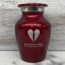 Customer Gallery - Angel Wings Keepsake Urn - Ruby Red