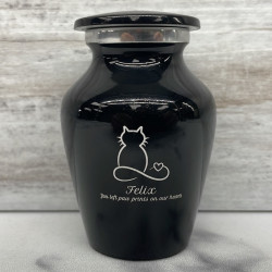 Customer Gallery - Keepsake Infinite Love Cat Cremation Urn - Jet Black