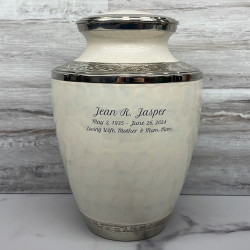 Customer Gallery - Radiant White Cremation Urn