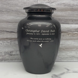 Customer Gallery - Gunmetal Gray Large Cremation Urn
