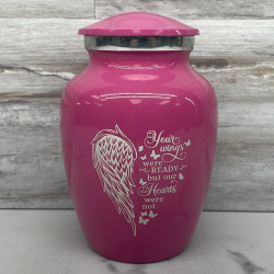 Customer Gallery - Your Wings Were Ready Sharing Urn - Rose Pink