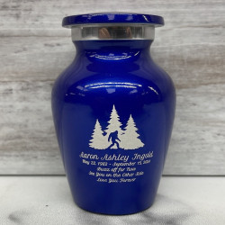 Customer Gallery - Sasquatch Keepsake Urn - Midnight Blue