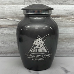 Customer Gallery - Electrician Sharing Urn - Gunmetal Gray