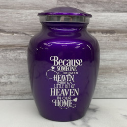 Customer Gallery - Heaven In Our Home Sharing Urn - Purple Luster