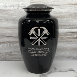 Customer Gallery - Woodworking Cremation Urn - Jet Black