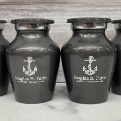 Customer Gallery - Boat Anchor Keepsake Urn - Gunmetal Gray