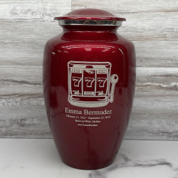 Customer Gallery - Slot Machine Cremation Urn - Ruby Red