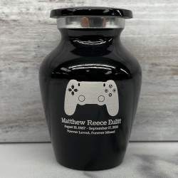 Customer Gallery - Gaming Controller Keepsake Urn - Jet Black