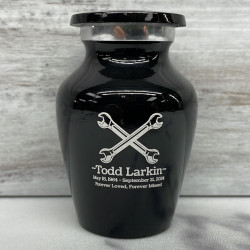 Customer Gallery - Mechanic Wrench Keepsake Urn - Jet Black