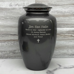 Customer Gallery - Gunmetal Gray Cremation Urn