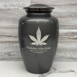 Customer Gallery - Marijuana Cremation Urn - Gunmetal Gray