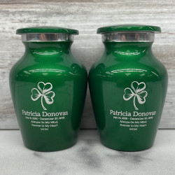 Customer Gallery - Shamrock Keepsake Urn - Shamrock Green