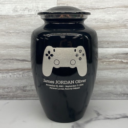 Customer Gallery - Gaming Controller Cremation Urn - Jet Black