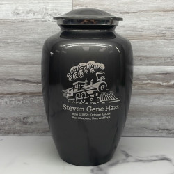 Customer Gallery - Train Cremation Urn - Gunmetal Gray