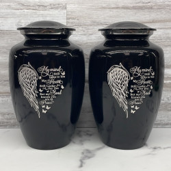Customer Gallery - At Peace Cremation Urn - Jet Black