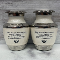 Customer Gallery - Radiant White Keepsake Urn