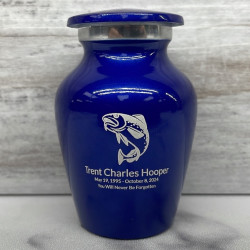 Customer Gallery - Fishing Keepsake Urn - Midnight Blue