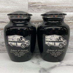 Customer Gallery - Ambulance Sharing Urn - Jet Black
