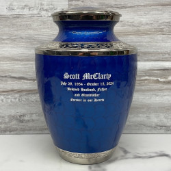 Customer Gallery - Royal Blue Cremation Urn