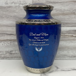 Customer Gallery - Royal Blue Cremation Urn