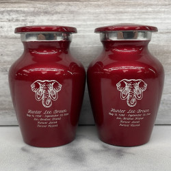 Customer Gallery - Elephant Keepsake Urn - Ruby Red