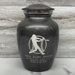 Customer Gallery - Baseball Sharing Urn - Gunmetal Gray