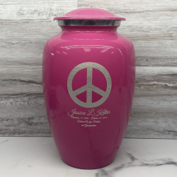 Customer Gallery - Peace Cremation Urn - Rose Pink