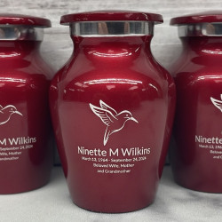 Customer Gallery - Hummingbird Keepsake Urn - Ruby Red